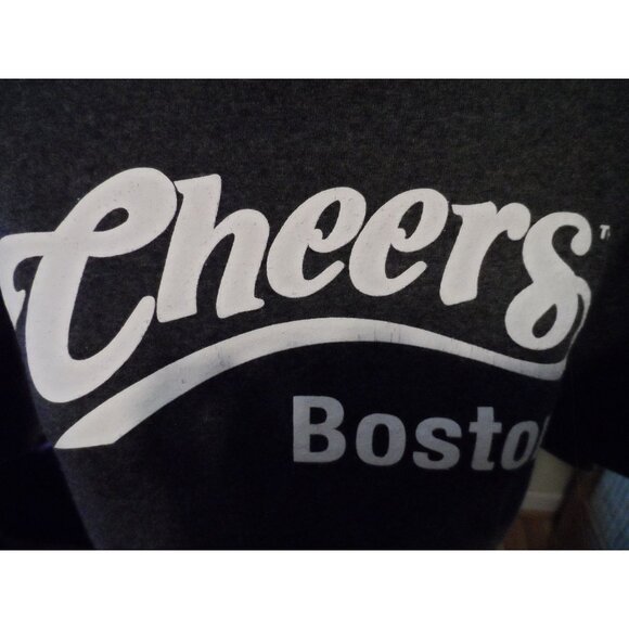 Cheers Boston T-Shirt Delta Pro Weight Gray Size Medium - Picture 2 of 7